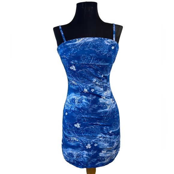 Aqua Blues Dresses & Skirts - Y2K Aqua Blue Small Mini Sun Dress